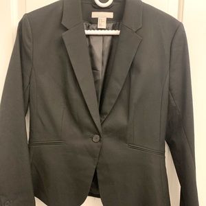 black H&M blazer size 10